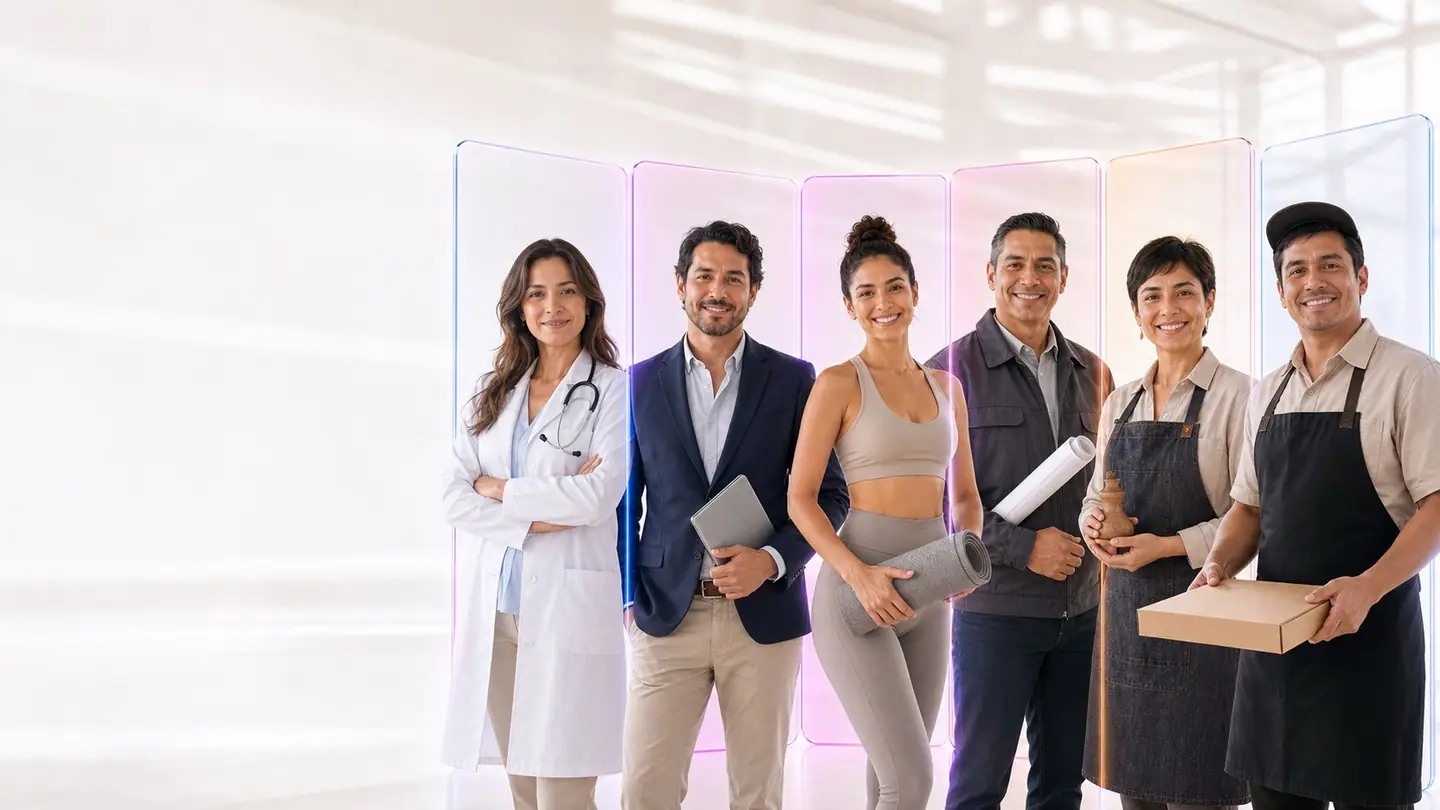Profesionales de salud, consultoría, bienestar, servicios locales, artesanía y comercio presentan sus negocios